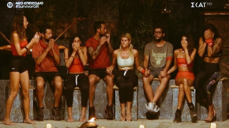 Survivor 5: Πλάνταξαν στο κλάμα Διάσημοι και Μαχητές - Αποχώρησαν Λάμπρος Κωνσταντάρας και Αθηνά Ευμορφιάδη