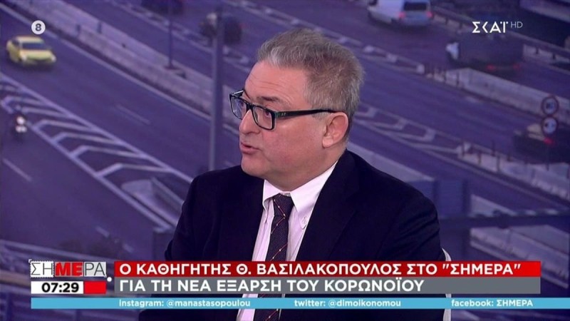 Κορωνοϊός - Νέο ξέσπασμα Θ. Βασιλακόπουλου για τους ανεμβολίαστους: «Δεν έχει λογική να επιτραπεί η είσοδός τους στην εστίαση» (video)