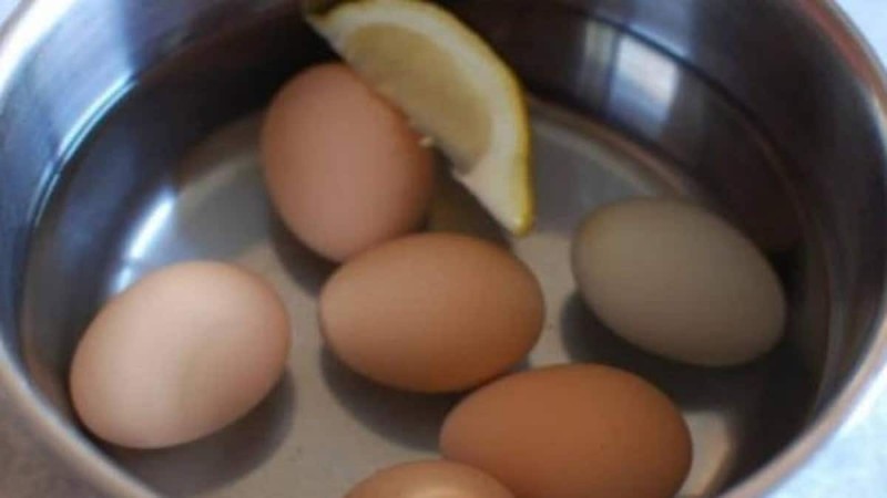 Βράζει αυγά και ρίχνει μέσα μια φέτα λεμόνι: Μόλις δείτε το λόγο θα το κάνετε αμέσως