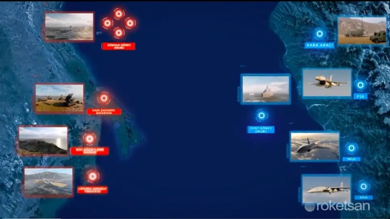 Απίστευτη πρόκληση Τούρκων: Διαφημίζουν τον νέο πύραυλο «Τσακίρ», με στόχο ελληνικό νησί! (video)