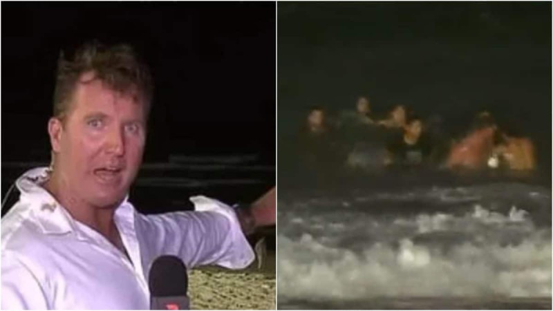 Ήρωας δημοσιογράφος βουτά στη θάλασσα για να σώσει 10χρονο που πνιγόταν (video)