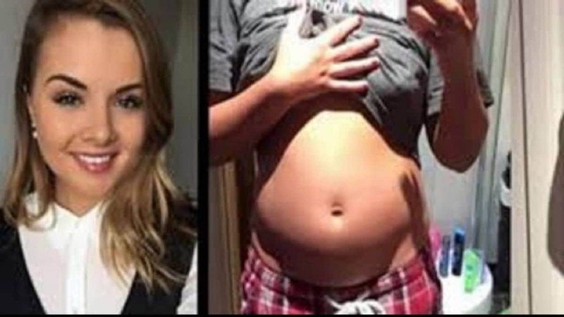 Έβγαλε 2 φωτογραφίες με 12 ώρες διαφορά και έπαθε σοκ με την κοιλιά της - Μοιάζει με έγκυο αλλά...
