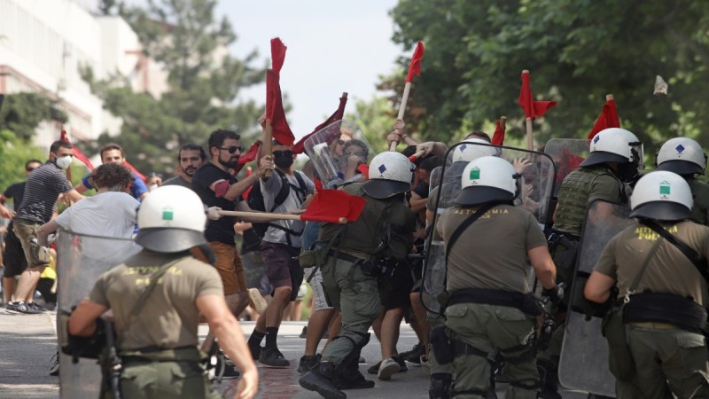  Θεσσαλονίκη: Στον εισαγγελέα οι δύο συλληφθέντες από τα χθεσινά επεισόδια στο ΑΠΘ