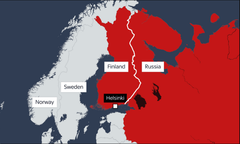 φινλανδία ρωσία φράχτης σύνορα