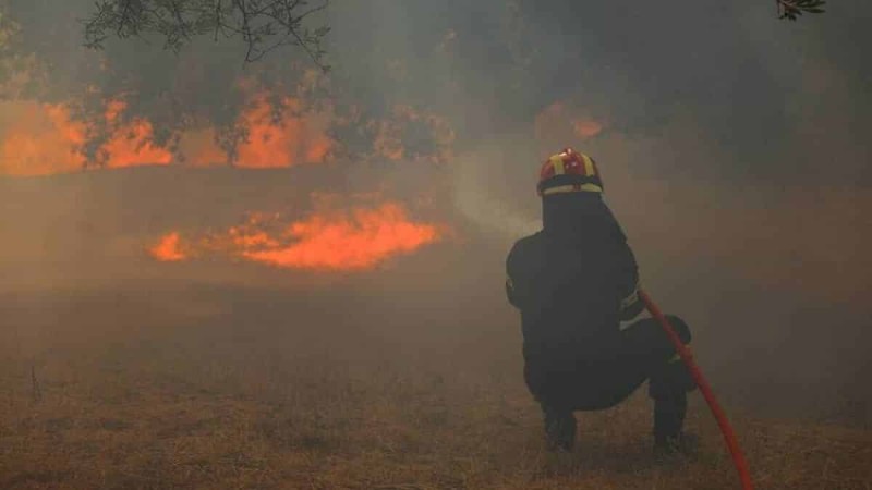 Φωτιά τώρα σε Μαρκοπουλο - Πόρτο Ράφτη!