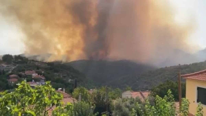 Συναγερμός στην Πυροσβεστική: Φωτιά στη Μεγαλόπολη