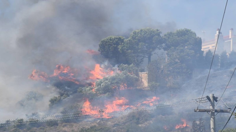 Φωτιά στα Μέγαρα: Εκκενώνεται ο οικισμός Παπαγιαννέικα - Πού έχει διακοπεί η κυκλοφορία