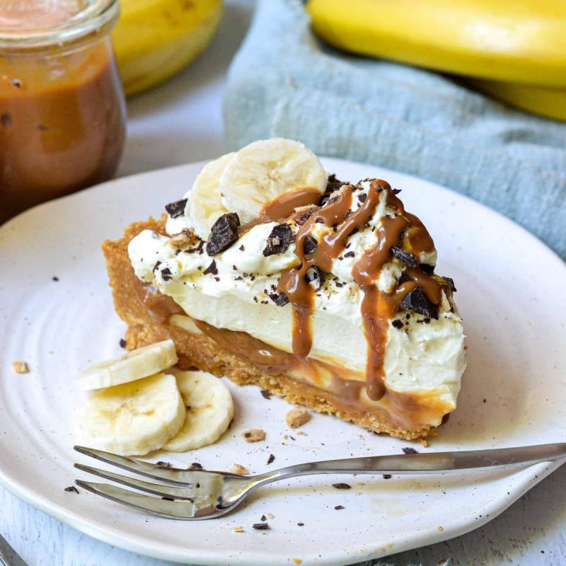 Αμαρτωλό μπανόφι με μπανάνα, καραμέλα και σοκολάτα - Το πιο εύκολο και νόστιμο γλυκό ψυγείου!