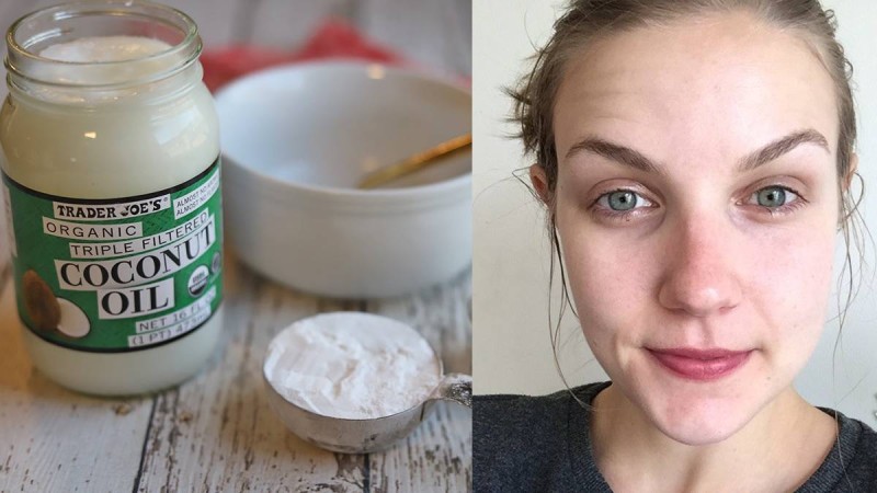 Έπλενε το πρόσωπό της με μαγειρική σόδα & λάδι καρύδας για έναν μήνα με εκπληκτικά αποτελέσματα! (video)