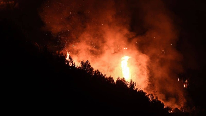 Φωτιά στην Σκάλα Κεφαλονιάς - Συναγερμός στην Πυροσβεστική