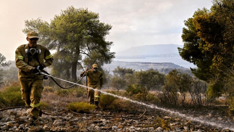 Φωτιά στο Νεστόριο Καστοριάς