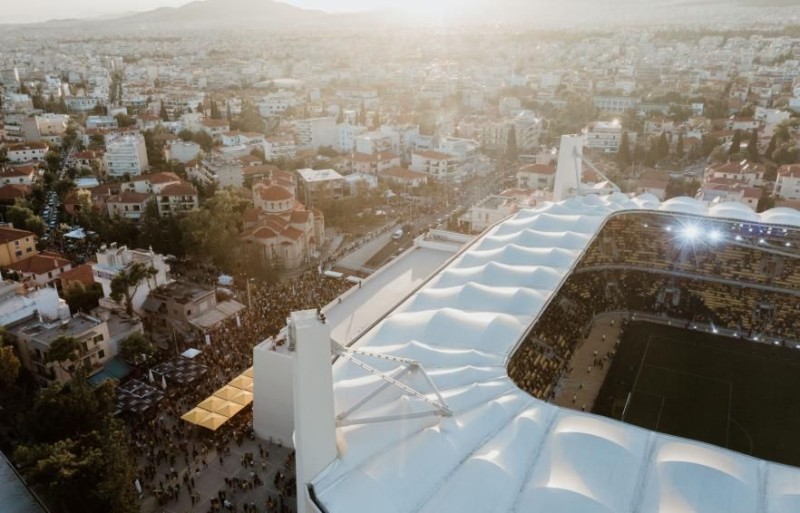 H «Αγία Σοφιά» από ψηλά: Μοναδικές πανοραμικές φωτογραφίες της OPAP Arena!