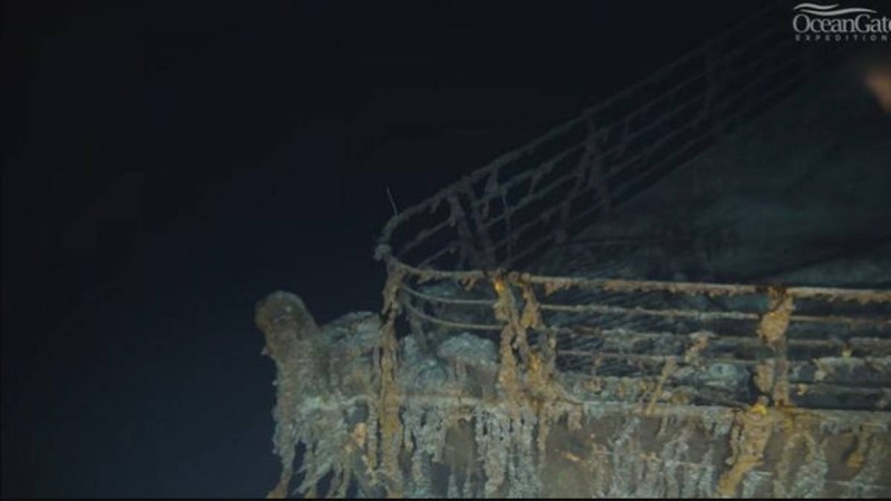 Τιτανικός: Αποκαλύφθηκαν αθέατες πλευρές του ναυαγίου σε ένα νέο βίντεο