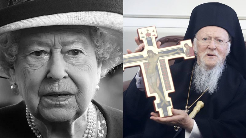 Βασίλισσα Ελισάβετ: Τα συλληπητήριά του υπέβαλε ο Οικουμενικός Πατριάρχης Βαρθολομαίος - «Η ανθρωπότητα εκτιμούσε την ηγεσία και τη σοφία της»