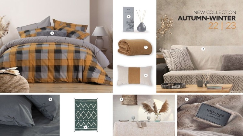 Η νέα συλλογή NEF-NEF Homeware Fall Winter 22/23 εστιάζει στο σπίτι ως έκφραση του προσωπικού στυλ