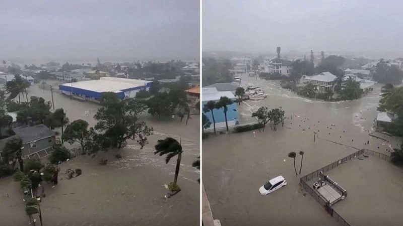 «Πνίγηκε» η Φλόριντα των ΗΠΑ από τον κυκλώνα Ίαν - Πάνω από 40 θύματα και ανυπολόγιστες ζημιές από το πέρασμά του (video)