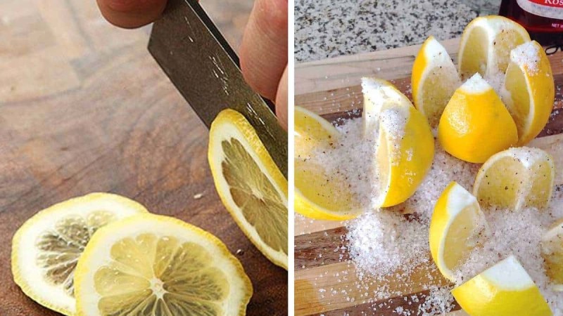 Φοβερό κόλπο: Κόψτε το λεμόνι στα 4 και ρίξτε αλάτι…