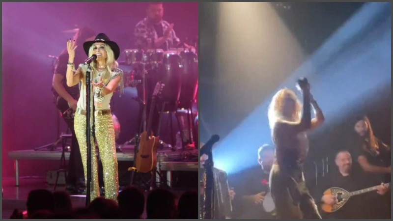 «Λάβρα» η Άννα Βίσση: Το εκρηκτικό τσιφτετέλι της τραγουδίστριας και η επική αντίδραση του μουσικού της στη σκηνή!