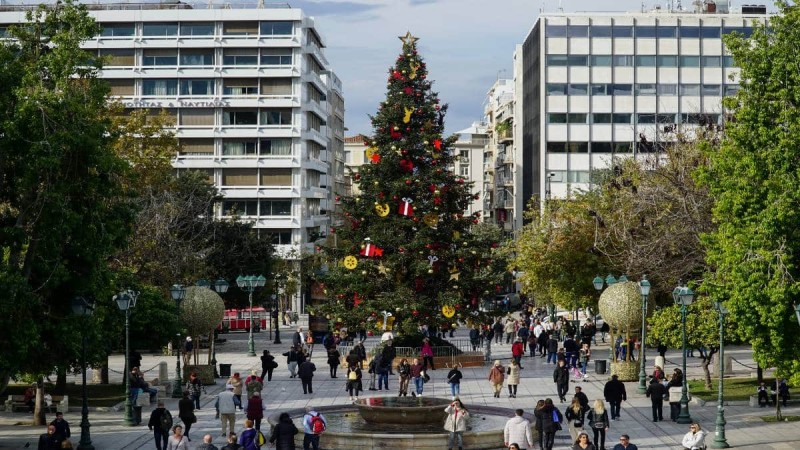 Χριστουγεννιάτικο Δέντρο στο Σύνταγμα