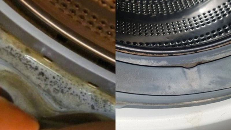 Μούχλα στο λάστιχο πλυντηρίου: Καθαρίστε έξυπνα και οικονομικά με το κουζινικό υλικό που θα σας λύσει τα χέρια