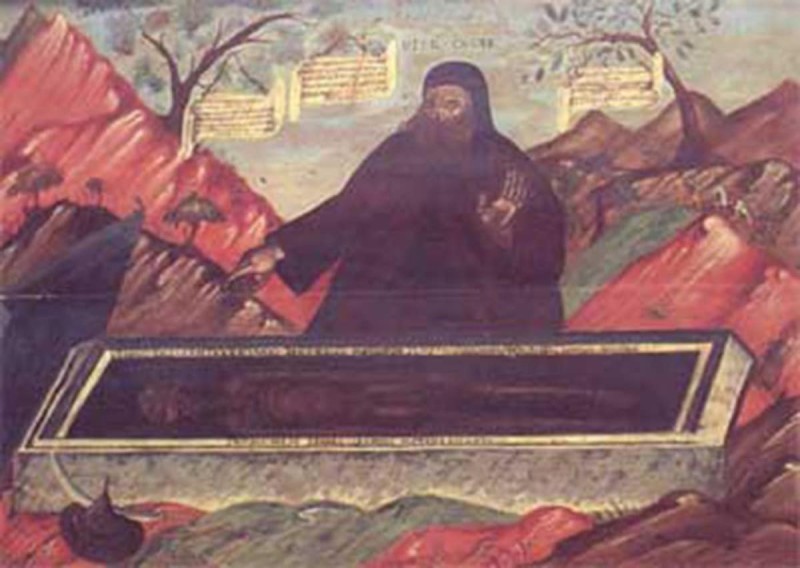 Ορθόδοξος ερημίτης πάνω από τον τάφο του Μεγάλου Αλεξάνδρου