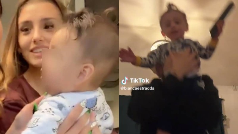 Πόζαρε με τον γιό της στο TikTok - Όταν μπήκε στο πλάνο η γιαγιά του μωρού πάθαμε σοκ