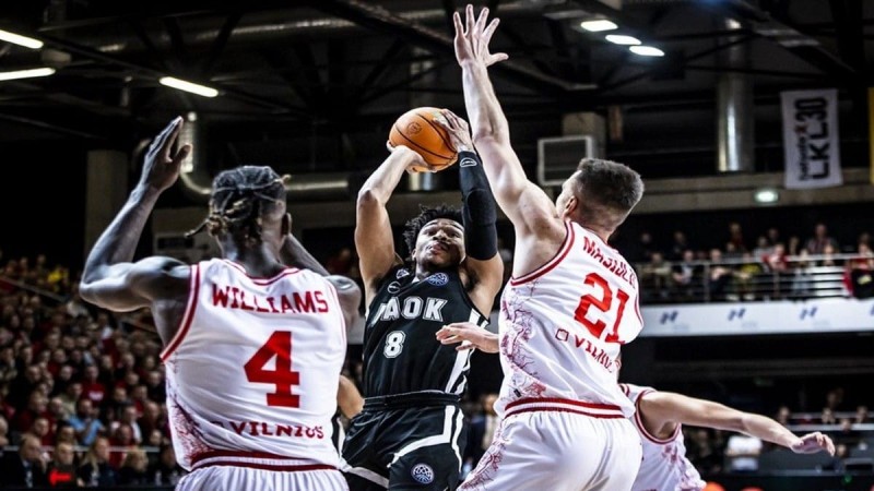 Basketball Champions League: Με κατεβασμένα τα χέρια ο ΠΑΟΚ στη Λιθουανία (video)