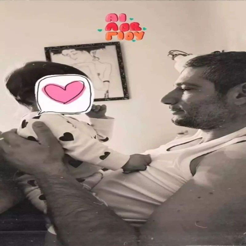 Τρυφερές στιγμές για την Εριέττα Κούρκουλου - Η σπάνια φωτογραφία του συζύγου της αγκαλιά με τον γιό τους