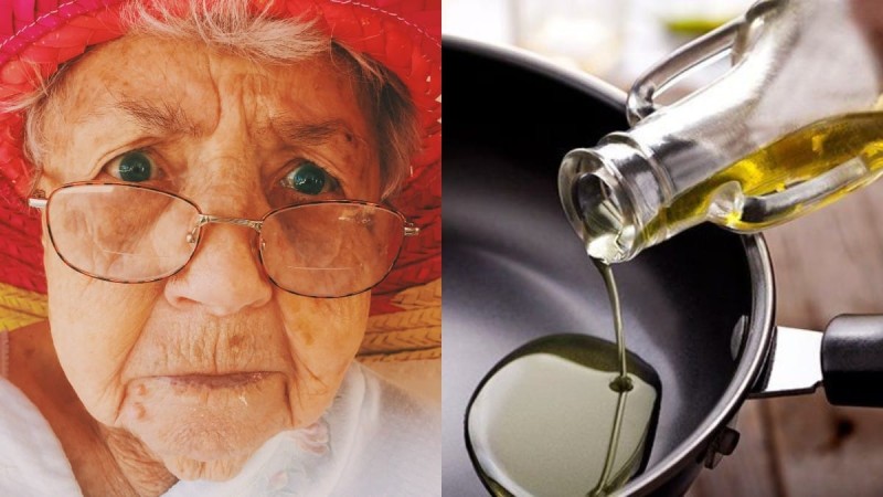 «Αφασία» η γιαγιά: Το απίθανο κόλπο της για να προστατευτεί από το καυτό λάδι σκορπίζει γέλιο