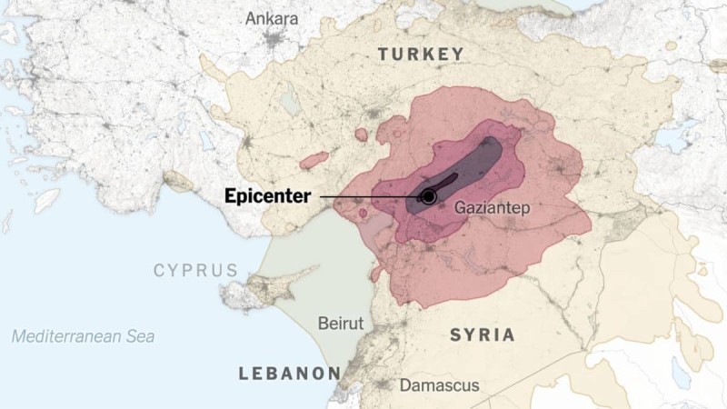 Σεισμός στην Τουρκία: Μετατοπίστηκε κατά τρία μέτρα η αραβική τεκτονική πλάκα και η Τουρκία μετακινήθηκε νοτιοδυτικά