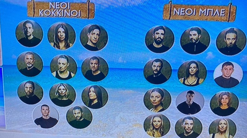 Survivor All Star spoiler 24/03: Συμπαίκτες στους κόκκινους Μαριαλένα και Σάκης! Αυτές είναι αναλυτικά οι δύο νέες ομάδες!