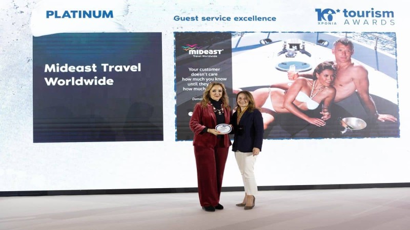 Η Mideast Travel τιμήθηκε με δύο βραβεία στα Tourism Awards 2023