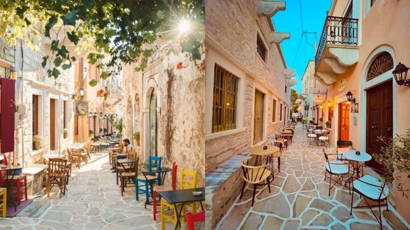 Μαγευτικό τοπίο: Το ελληνικό νησί με το «ινσταγκραμικό» χωριό που αγαπούν να φωτογραφίζονται οι τουρίστες