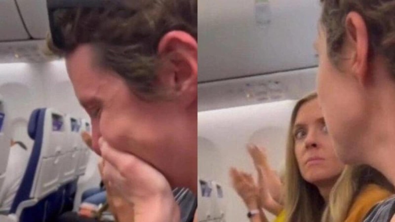«Να καλωσορίσουμε έναν σπέσιαλ καλεσμένο...» - Απίστευτος πιλότος κάνει τους επιβάτες να ξεσπάσουν σε κλάματα