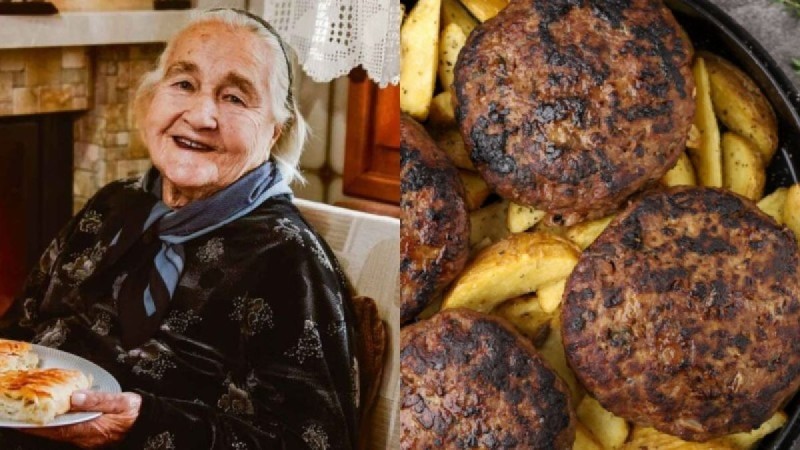 Έκανε το «θαύμα» η γιαγιά: Το κόλπο της για τα πιο συναρπαστικά μπιφτέκια στον φούρνο