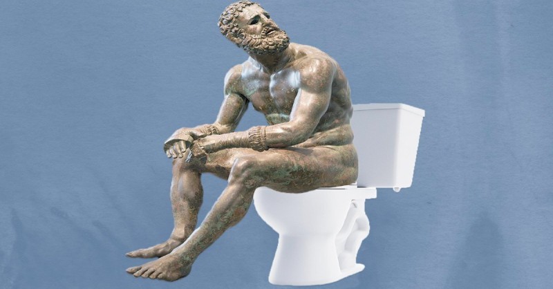 Απίστευτο! Αυτό το υλικό χρησιμοποιούσαν οι Αρχαίοι Έλληνες αντί για χαρτί υγείας στην τουαλέτα