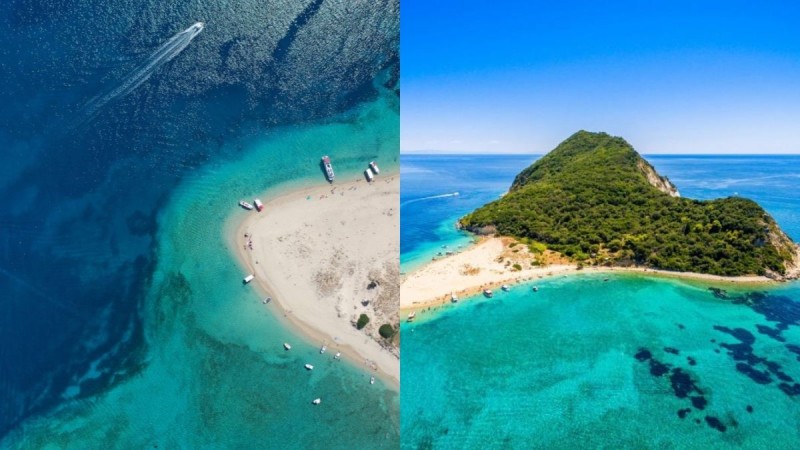 Με ζαφειρένια νερά που θυμίζει εξωτικό προορισμό: Το ελληνικό νησί του Ιονίου που μοιάζει με χελώνα και είναι το «διαμαντάκι» των Επτανήσων