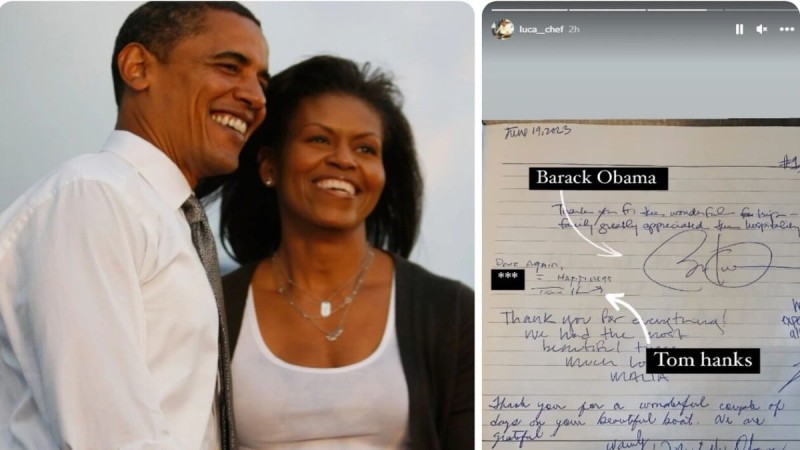 Οικογένεια Ομπάμα: Τα μηνύματα που άφησαν στον σεφ που τους μαγείρεψε στην Αντίπαρο και η αντίδραση του Τομ Χανκς (photo&video)