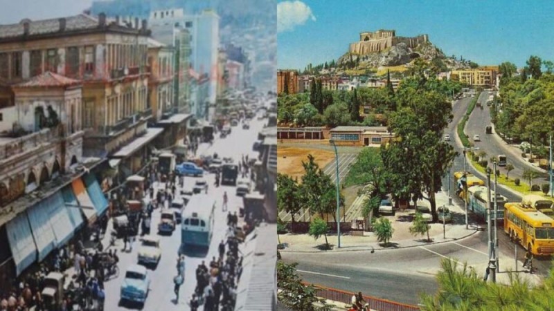 Νοσταλγία: Η Αθήνα 40 χρόνια πριν - Xωρίς νέφος, φόβο και τσιμέντο! (video)