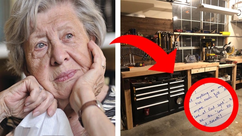 76χρονη χήρα 10 μήνες μετά τον θάνατο του συζύγου της βρήκε την δύναμη να καθάρισει το εργαστήριο του - Το τσακισμένο γράμμα που βρήκε στο συρτάρι την έκανε να λυγίσει
