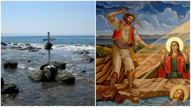 Αγία Μαρκέλλα: Το γραφικό εκκλησάκι της Χίου με τον βράχο που ματώνει κάθε χρόνο στην γιορτή της