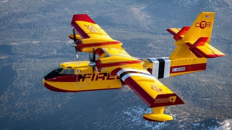 Πτώση Canadair στην Κάρυστο: Η επίσημη ανακοίνωση της Πολεμικής Αεροπορίας