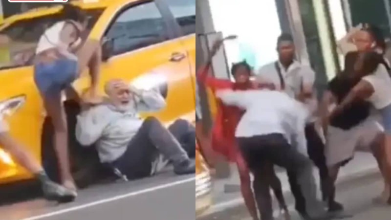 Νέα Υόρκη: Συγκλονίζει βίντεο με συμμορία που ξυλοκοπεί ταξιτζή στην μέση του δρόμου (video)