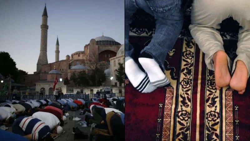 «Η Αγιά Σοφιά βρωμάει ποδαρίλα και καλτσίλα»: Στα μαχαίρια οι πολιτικοί της Τουρκίας για τις γυμνές πατούσες