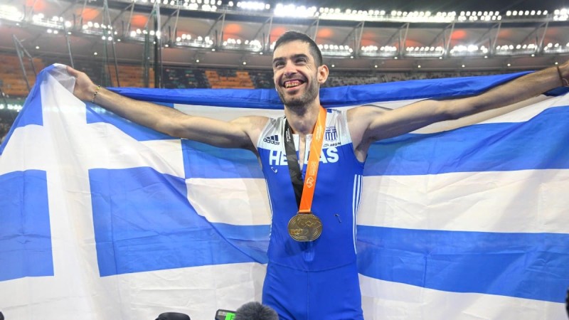 «Χρυσός» ξανά ο Μίλτος Τεντόγλου - Παγκόσμιος πρωταθλητής ο Έλληνας θεός του μήκους!