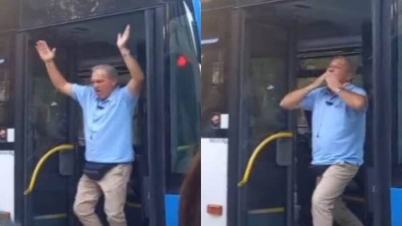 Παράτησε το τιμόνι και έπιασε το τσιφτετέλι: O πιο γλεντζές Έλληνας οδηγός λεωφορείου γίνεται viral στο διαδίκτυο!