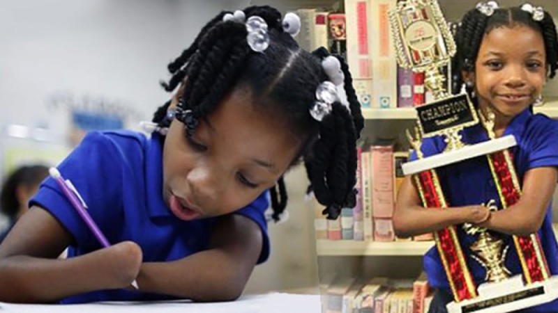 Μάθημα ζωής για όλους μας: 7χρονη χωρίς χέρια κέρδισε σε Διαγωνισμό καλλιγραφίας