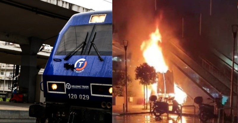 Hellenic Train: Καθυστερήσεις και ακυρώσεις δρομολογιών τρένων από Πειραιά και Αθήνα λόγω της κακοκαιρίας- Φωτιά στις σκάλες του ΗΣΑΠ