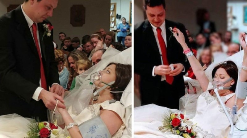 Θα δακρύσετε: Αυτή η νύφη 18 ώρες πριν χάσει την μάχη με τον καρκίνο πραγματοποίησε την τελευταία της επιθυμία - Η τραγική ειρωνεία