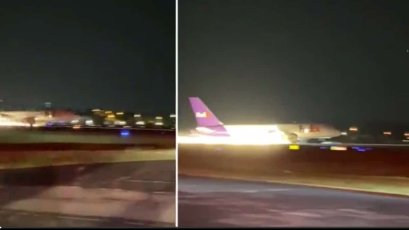Τρομακτικό βίντεο στις ΗΠΑ: Αεροσκάφος βγήκε εκτός διαδρόμου κατά τη διάρκεια αναγκαστικής προσγείωσης